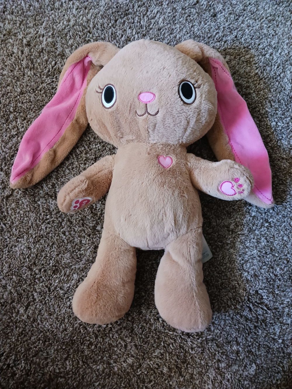 Build-A-Bear Plush Bunny with White Tail
